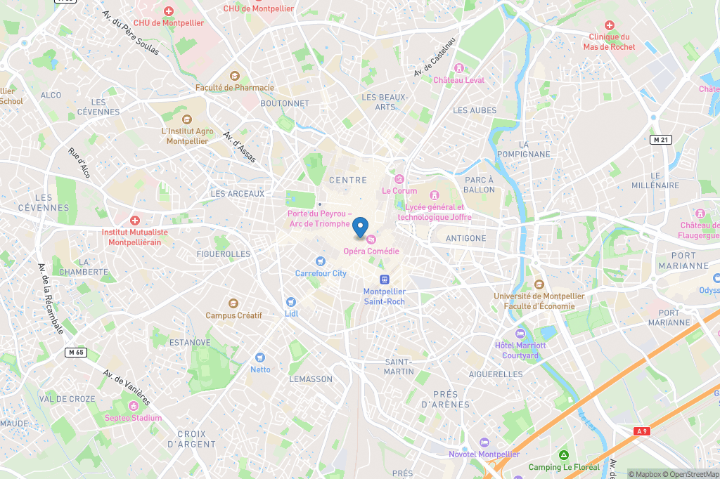 Easy French Montpellier - Open Street Map